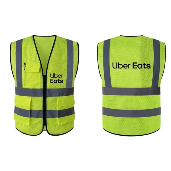 官方全新 Uber Eats  反光背心 LOGO