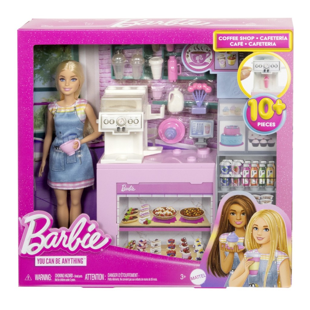 MATTEL美泰兒 Barbie芭比娃娃 - 芭比時尚咖啡店組合