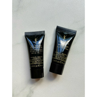 YSL 名模肌密光燦水凝露+恆久完美無瑕持妝粉底LN1 二入體驗組合