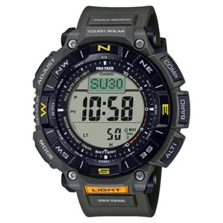 卡西歐CASIO PRG-340-3 戶外運動登山錶PRO TREK 太陽能 羅盤 高度 氣壓 溫度 軍綠