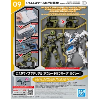 萌品市集 組裝模型 BANDAI 30MM系列 改裝用品(修飾零件1 灰色)
