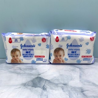 嬌生 Johnson's 嬰兒 純水柔濕巾 80片(加厚)/100片 超商取貨限12包