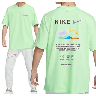 Nike NSW PREM ESSNTL OP2 TEE G 男 綠 運動 休閒 上衣 短袖 HF6172-376