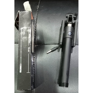 出清品 夾式 自拍棒 3.5 線控 按鈕式 360相機 拍照 錄影 自拍桿 黑色 娃娃機
