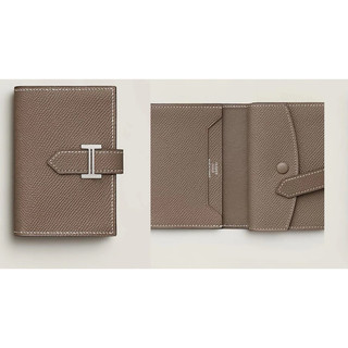 Hermes mini Bearn wallet 大象灰 Etoupe epsom 卡夾