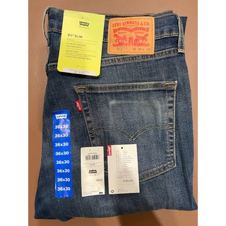 Levis 511 slim 原色單寧牛仔褲 W36 L30 36腰