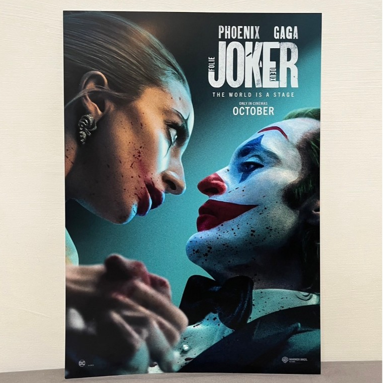 【JOKER 小丑 2 雙重瘋狂】IMAX 電影 海報 正版 限定 周邊 明信片 裱框 女神卡卡 蝙蝠俠 瓦昆 gaga