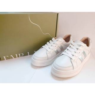 [kikishoes] 【FAIR LADY】🔥現貨 🔥軟實力 街頭復古真皮厚底休閒鞋 白帥帥 502910