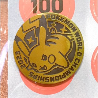 PTCG 寶可夢 卡牌 WCS 2023 橫濱世界賽 橫濱鐵盒 皮卡丘 硬幣 日本限定 絕版 全新 現貨