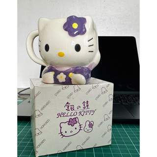 全新- 北海道 銀之鐘-2006年 Hello Kitty 咖啡杯 馬克杯