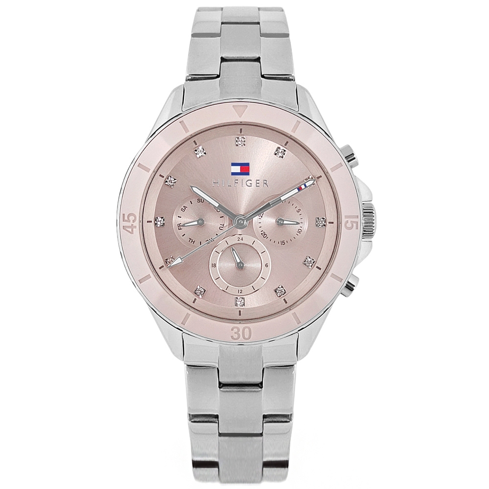 SEIKO 精工 時尚風格三眼計時不鏽鋼錶帶款手錶-黑色面x銀色 40mm SSB379P1 - Goodfind找推薦、比價格