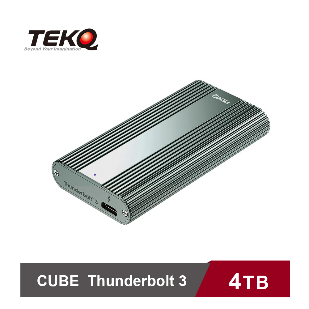 【TEKQ】TB3 SuperVeloce 4TB  Thunderbolt 3  SSD 固態硬碟外接盒-夜幕綠