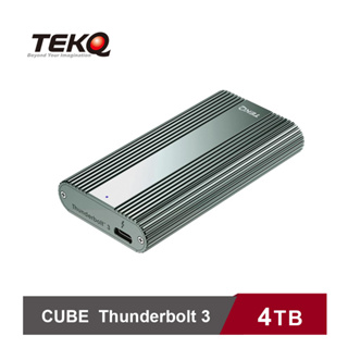 【TEKQ】TB3 SuperVeloce 4TB Thunderbolt 3 SSD 固態硬碟外接盒-夜幕綠