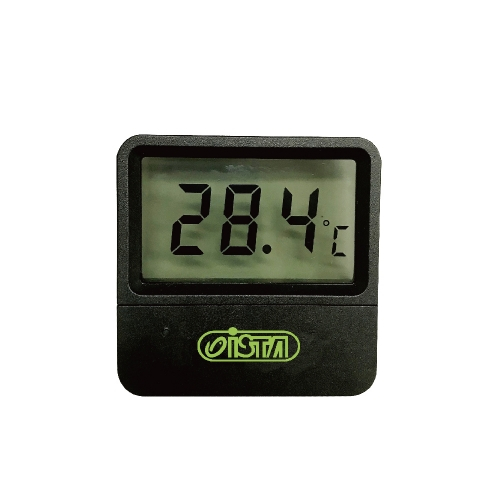 ▶青森水族◀伊士達 ISTA 電子液晶溫度計 溫度顯示器 外置黏貼型溫度計【5.6x5.6x1.2cm】