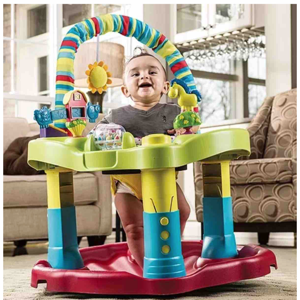 The Evenflo ExerSaucer 跳跳學習椅 彈跳椅 寶寶學步 寶寶座椅 寶寶遊戲椅 寶寶遊戲墊 健力架