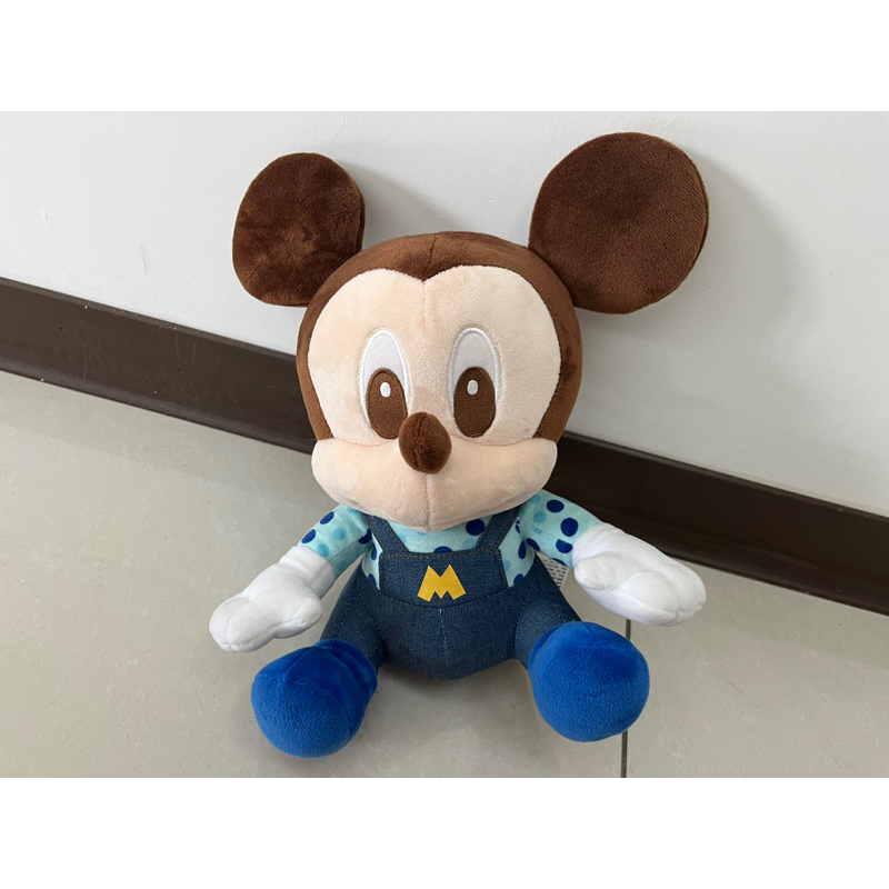 (現貨)可愛米奇米妮娃娃~正版迪士尼~米奇玩偶~米老鼠玩偶 10寸 米老鼠娃娃~30cm 迪士尼玩偶~生日禮物