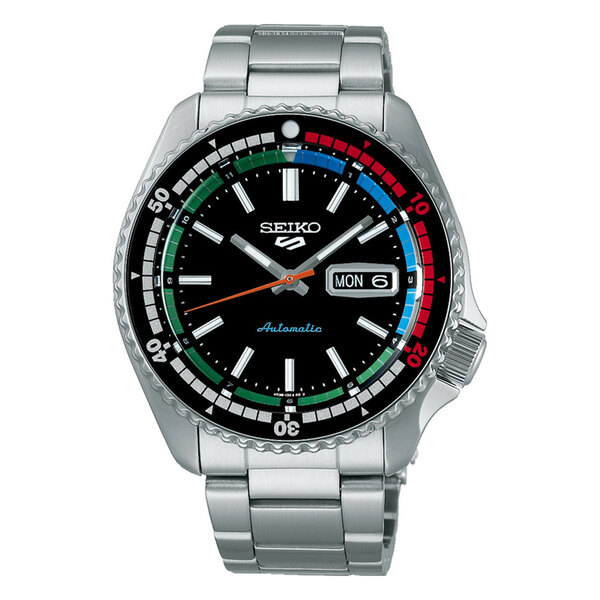 Seiko 精工錶 4R36-15D0D(SRPK13K1) SKX 55周年現代詮釋版潮流機械腕錶 黑色 42.5mm