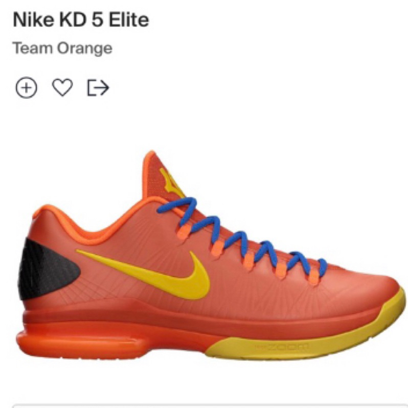 籃球鞋Nike-KD5-Elite大尺碼US13號限量版籃球鞋