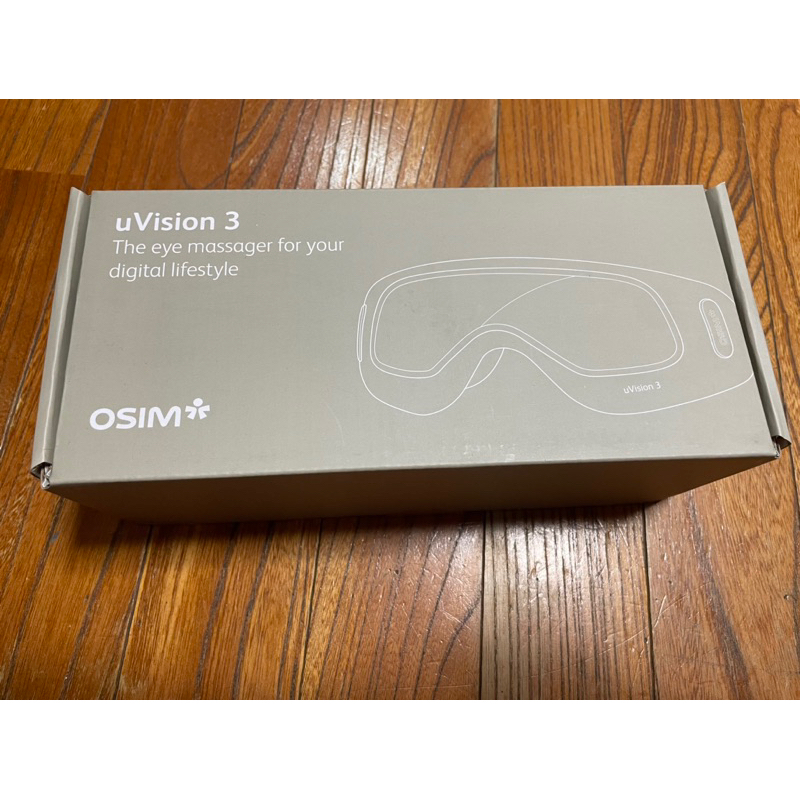 全新 OSIM uVision 3 護眼樂 按摩眼罩 黑
