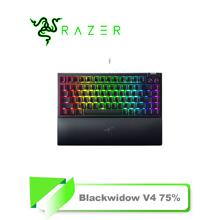 【TN STAR】Razer 雷蛇 Blackwidow V4 75% 黑寡婦V4 熱插拔機械鍵盤 - 橘軸 英文