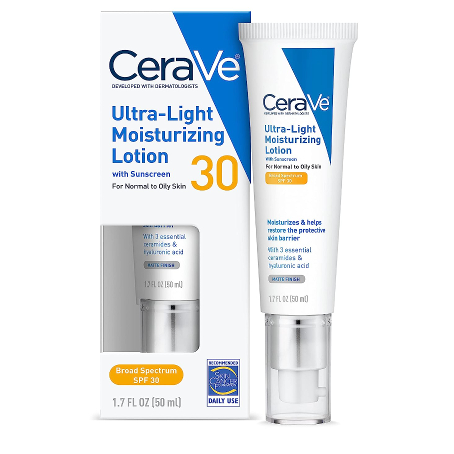 Dr.Grace推薦 CeraVe輕盈不油膩面霜+防曬 Ultra-light Lotion SPF 30