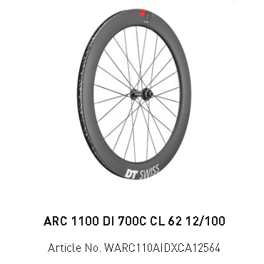 DT SWISS ARC 1100 DICUT db 62 DISC 碟煞碳纖維輪組 180花鼓 DTSWISS