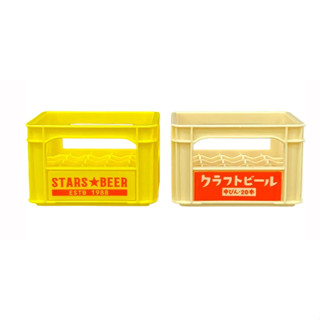 【猿人雜貨】日本製 YAMADA 1872 1873 迷你啤酒箱收納盒 小物收納 桌上收納 電池收納