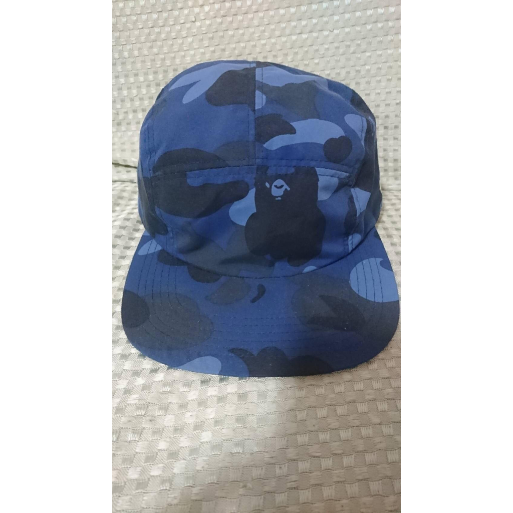 A BATHING APE 藍迷彩 帽