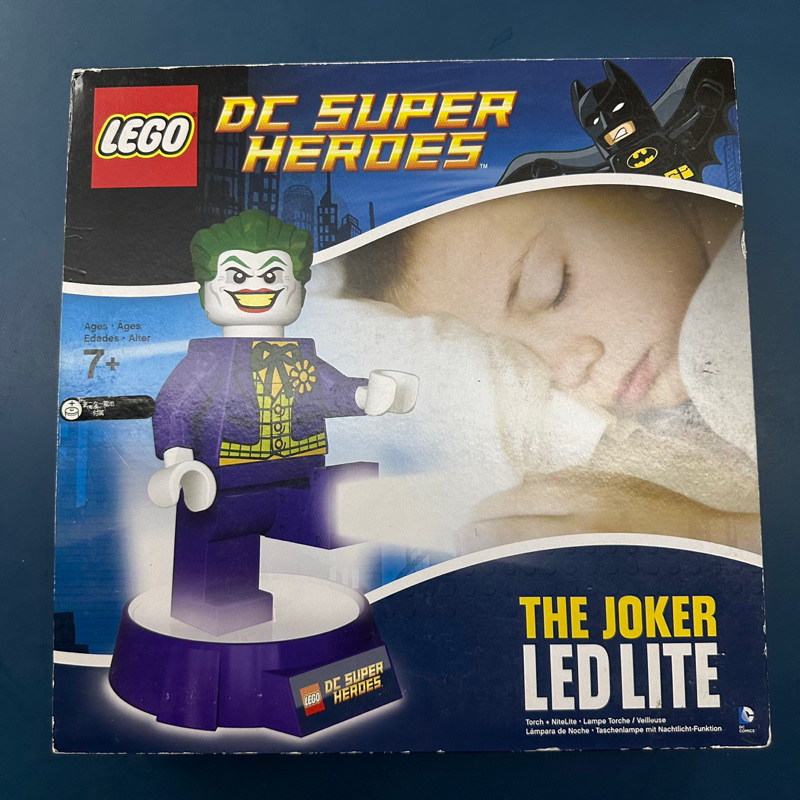 ®️樂高 LEGO®︎ 小丑 the joker LED 夜燈 桌燈 手電筒 蝙蝠俠  全新未拆封