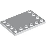 4163986 LEGO 樂高 6180 白色 單排顆粒 平板 薄板 Tile Mod 4x6 Studs