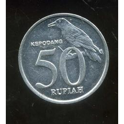 【全球郵幣】印尼 Indonesia 印度尼西亞1999年50 Rupiah AU