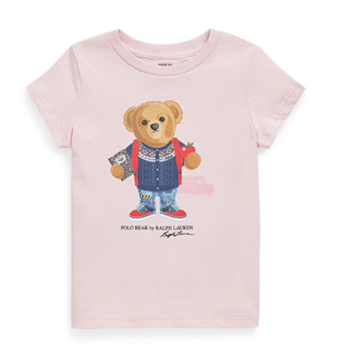 【現貨】Polo Ralph Lauren 女童熊熊短袖上衣 RL熊 polo bear polo熊