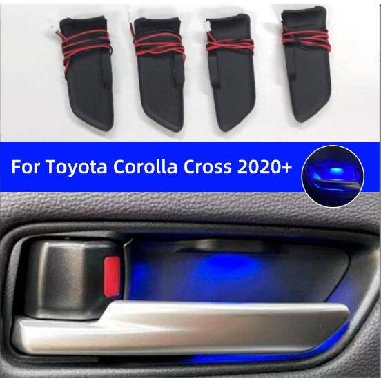 20款Toyota卡羅拉Cross門碗燈Corolla Cross門拉手氛圍燈