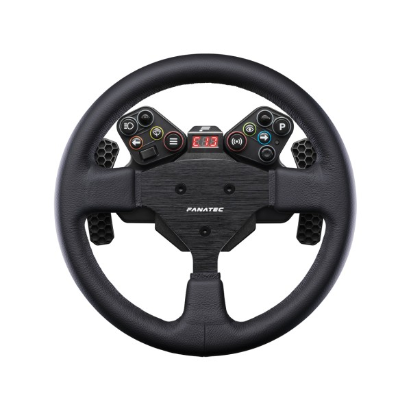 Fanatec R270 CSL Steering Wheel Round 1 V2 80年代F1真皮圓盤方向盤面