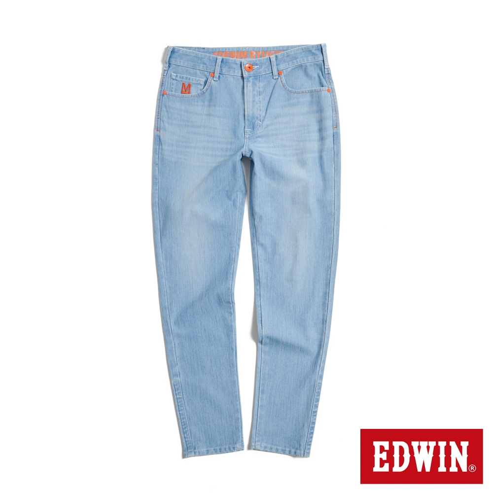 EDWIN 大師系列 JERSEYS迦績 大師8.0超彈性錐形褲(拔淺藍)-男款