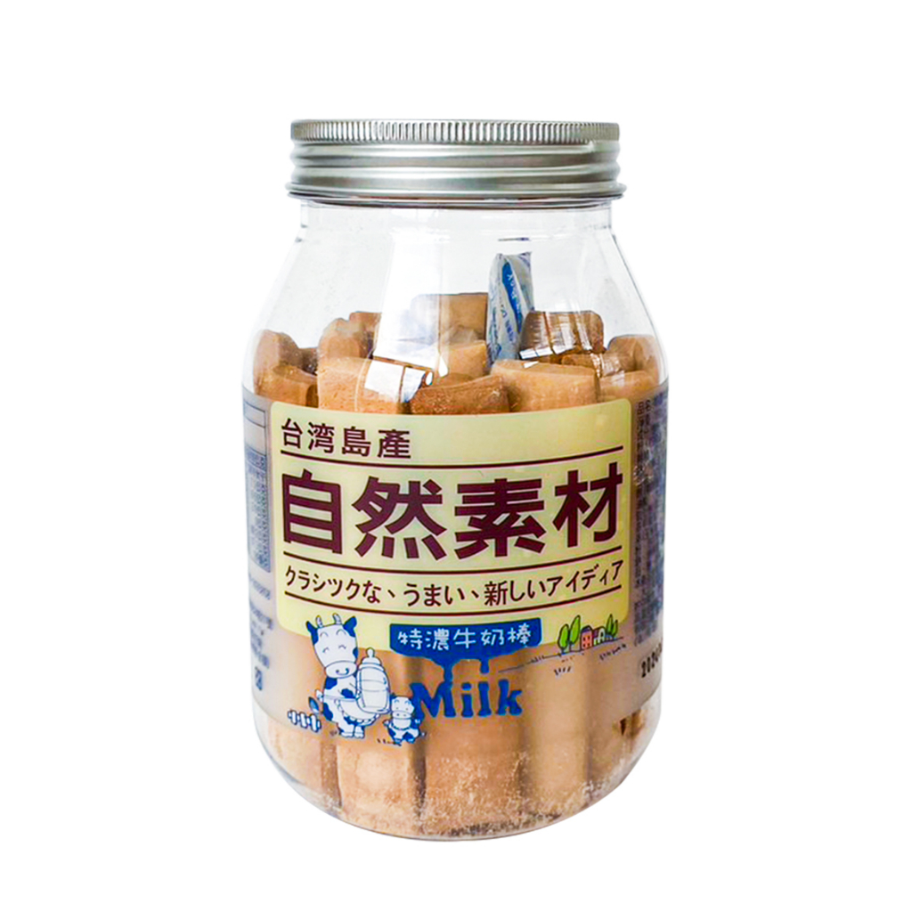 自然素材 特濃牛奶棒餅 180g