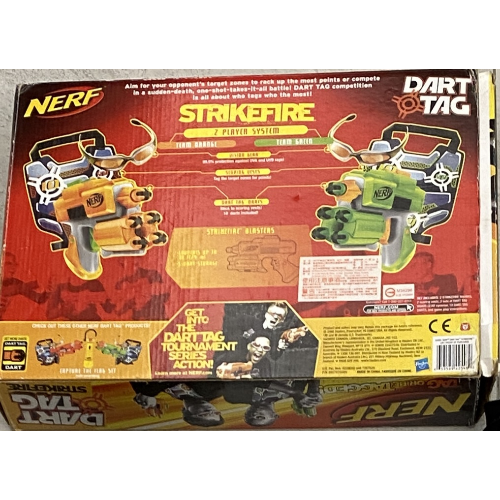 NERF Dart TAG Strike FIRE 短槍系列, 附兩排子彈