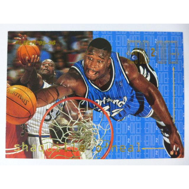 ~Shaquille O'Neal/俠客.歐尼爾~名人堂/大白鯊/超人 1996年Fleer.NBA特殊卡