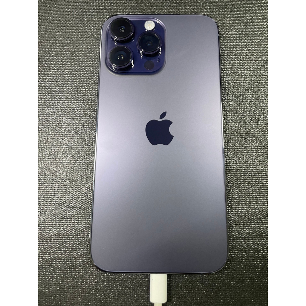 【有隻手機】Apple iPhone 14 Pro Max 128G 深紫色(二手的手機)-目前電池健康度100%