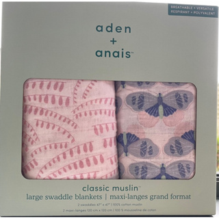 Aden & Anais 經典多功能包巾2入 翩翩起舞