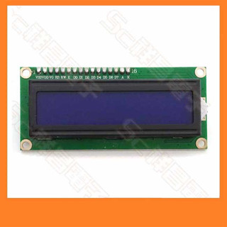 【祥昌電子】LCD1602 顯示模組 I2C介面 16x2 藍底白字 液晶LCD IIC轉接板