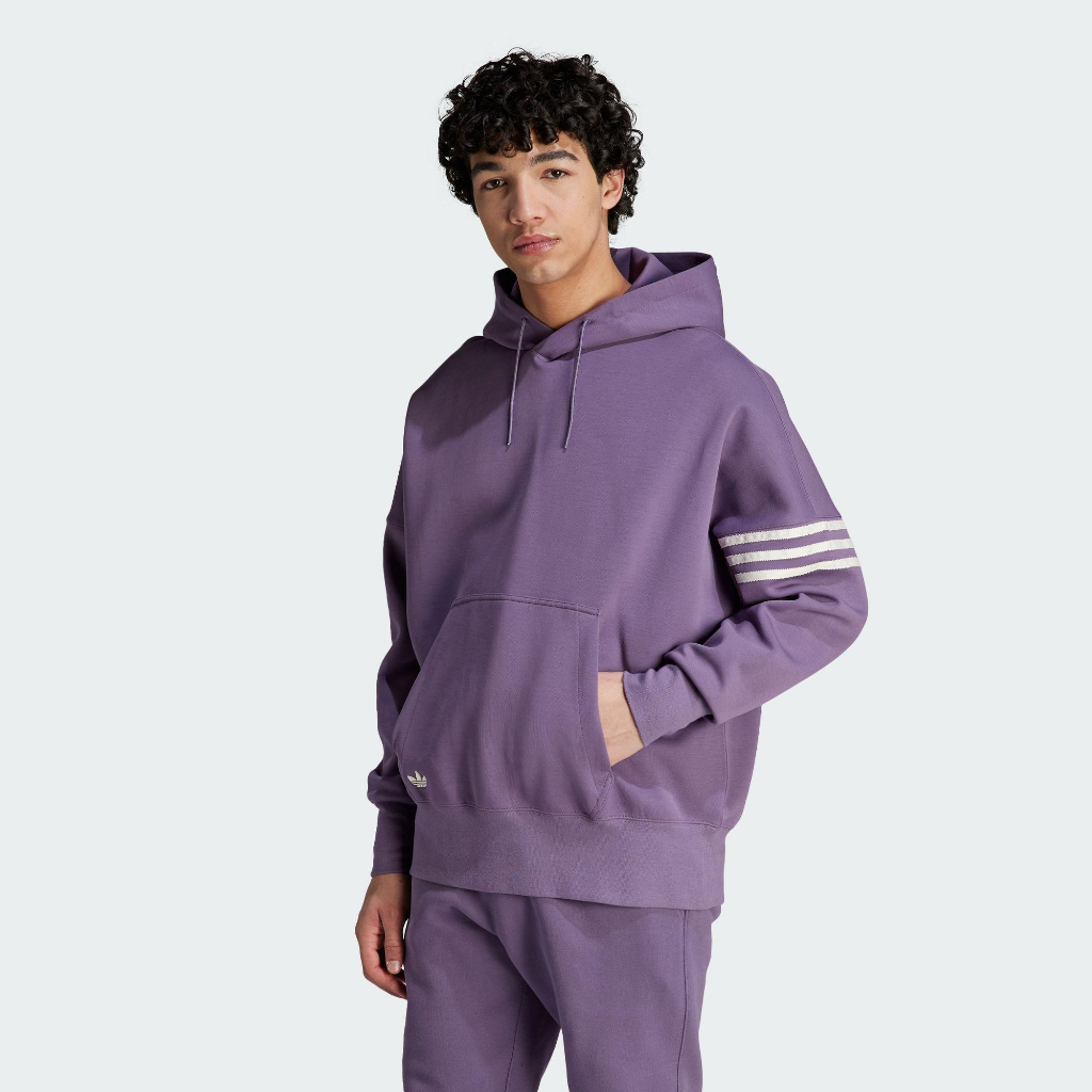 ADIDAS 男 連帽T NEW C HOODIE 紫色 -IN4675