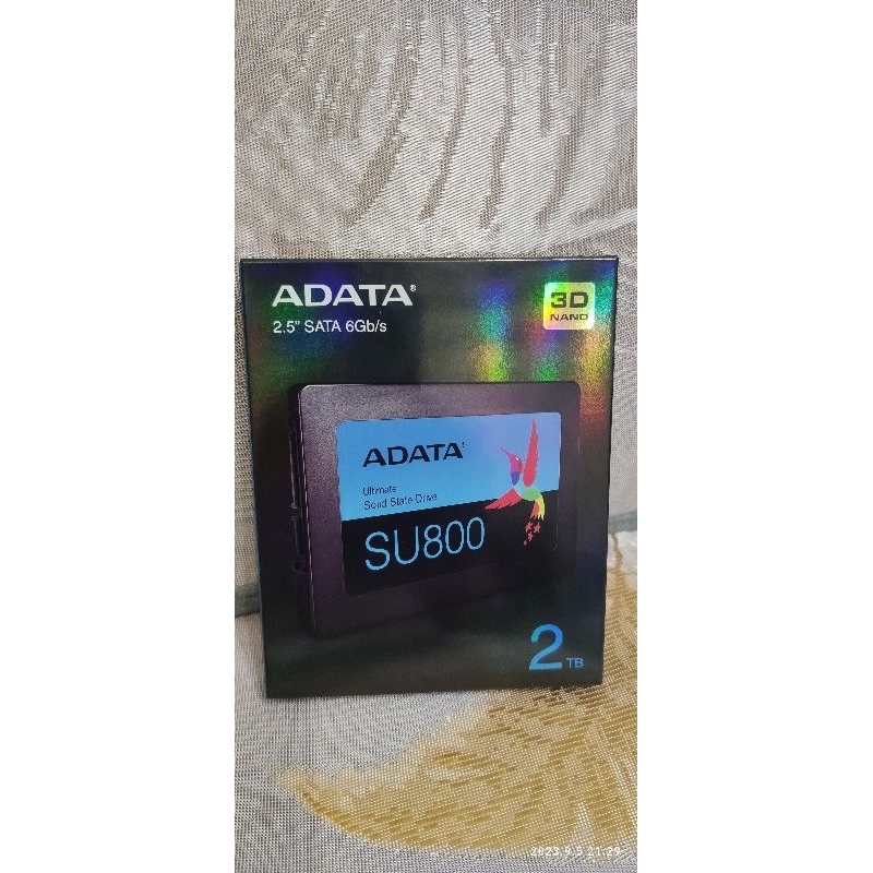 全新未拆封ADATA威剛SU800 SSD 2TB SLC存取，只有一組