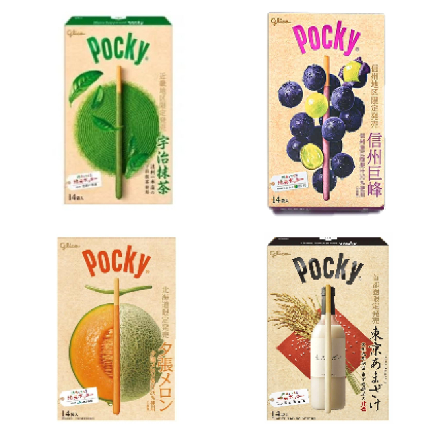 ☾妙妙代購屋☽ ✈️JP 日本零食 現貨 預購 pocky 百奇 葡萄 櫻桃 草莓 抹茶 橘子 地瓜 蜜瓜 大盒POCK