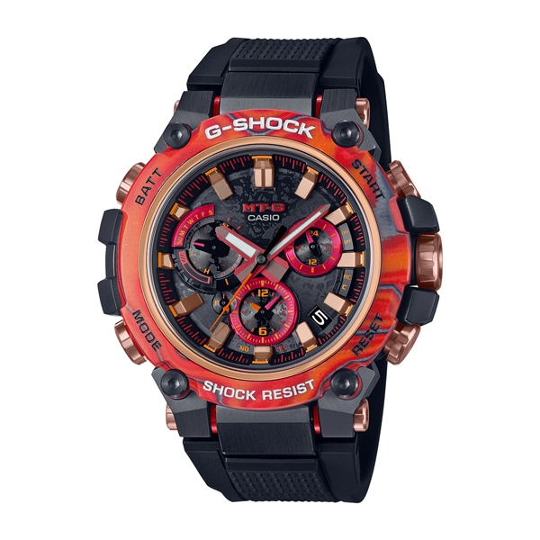 CASIO卡西歐 G-SHOCK 40週年限定 電波 藍牙 太陽能電力 雙重核心防護 MTG-B3000FR-1A