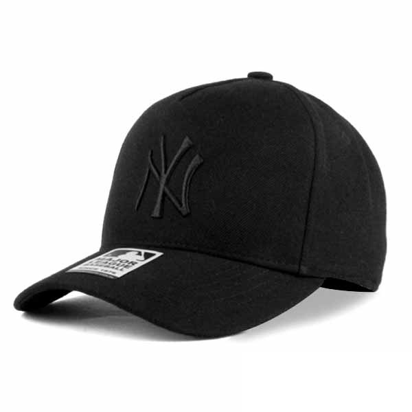 【MLB Old Fashioned Cap】NY 洋基 全黑 卡車帽 老帽 鴨舌帽【ANGEL NEW ERA 】