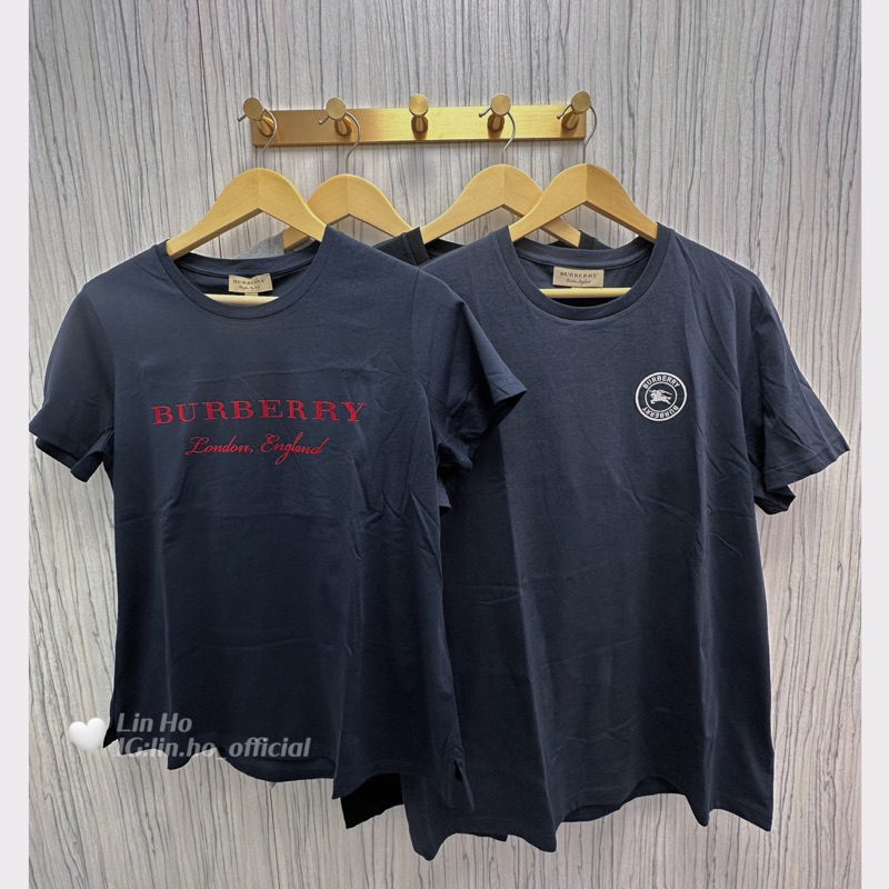 Burberry 短袖T恤 灰色｜藍T紅Logo ｜黑色紅Logo ｜藏青白Logo