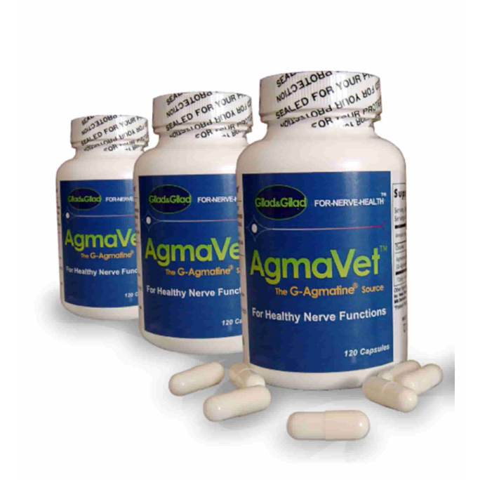 [現貨] Agmavet 安神沛 120顆～美國原廠舊包裝 犬貓專用神經相關保健品