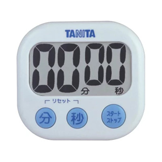 【日本舞鶴馬】現貨/代購 日本境內販售TANITA TD-384白色 大顯示屏 大數字 廚房用 倒數定時/可磁吸/計時器