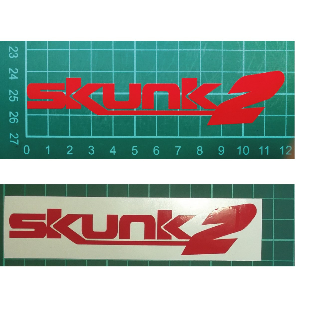 [PWTW] Skunk2 排氣管 改管 貼紙 防水貼紙 標誌貼紙 汽車貼紙 改裝貼紙 反光貼紙